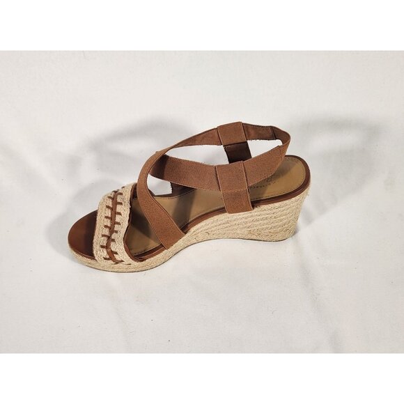 Bass & Co Womens Espadrille Sandal Wedge Platform Boho Western 10M - Picture 8 of 10